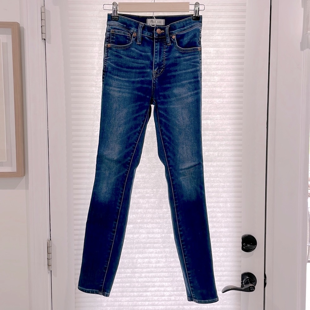 Madewell womens 10” High Rise Skinny jeans size 24